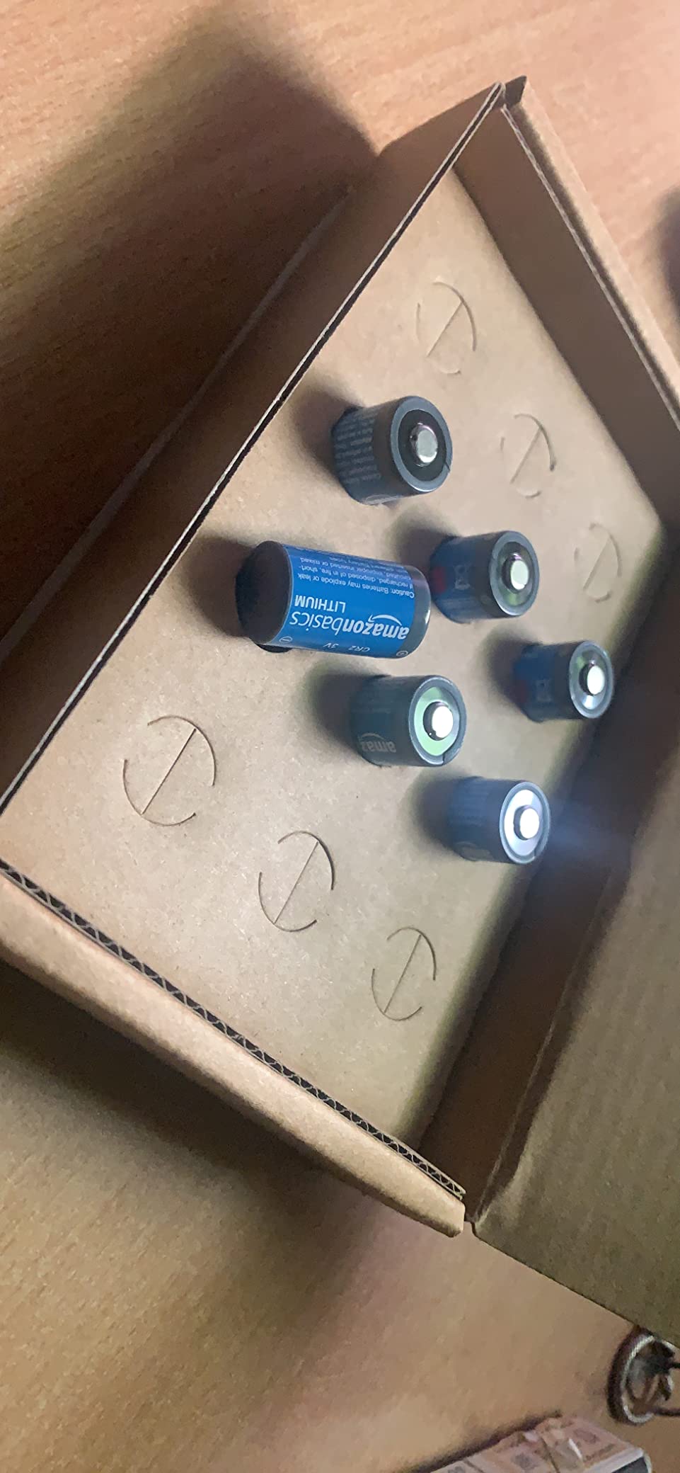 AmazonBasics batterie litio CR2 3V 4 pezzi lunga durata