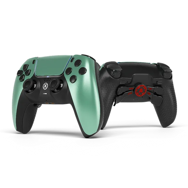 Aim Controllers Emerald Phantom controller PS5 verde
