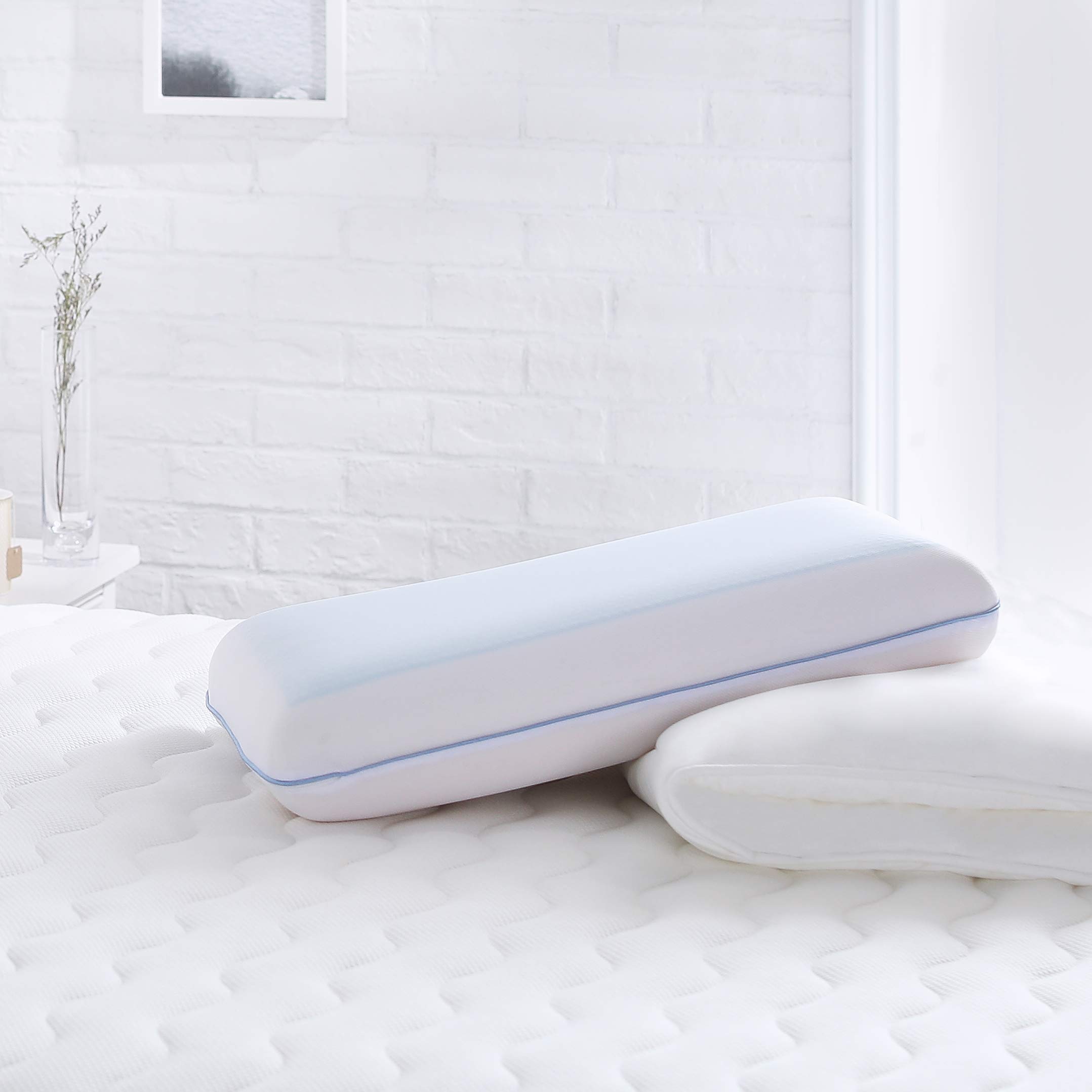 Amazon Basics Cuscino Memory Foam Gel 60x40x12 cm