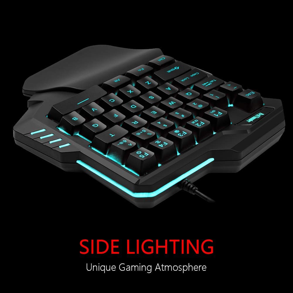 RedThunder 35 tasti tastiera gaming una mano RGB membrana