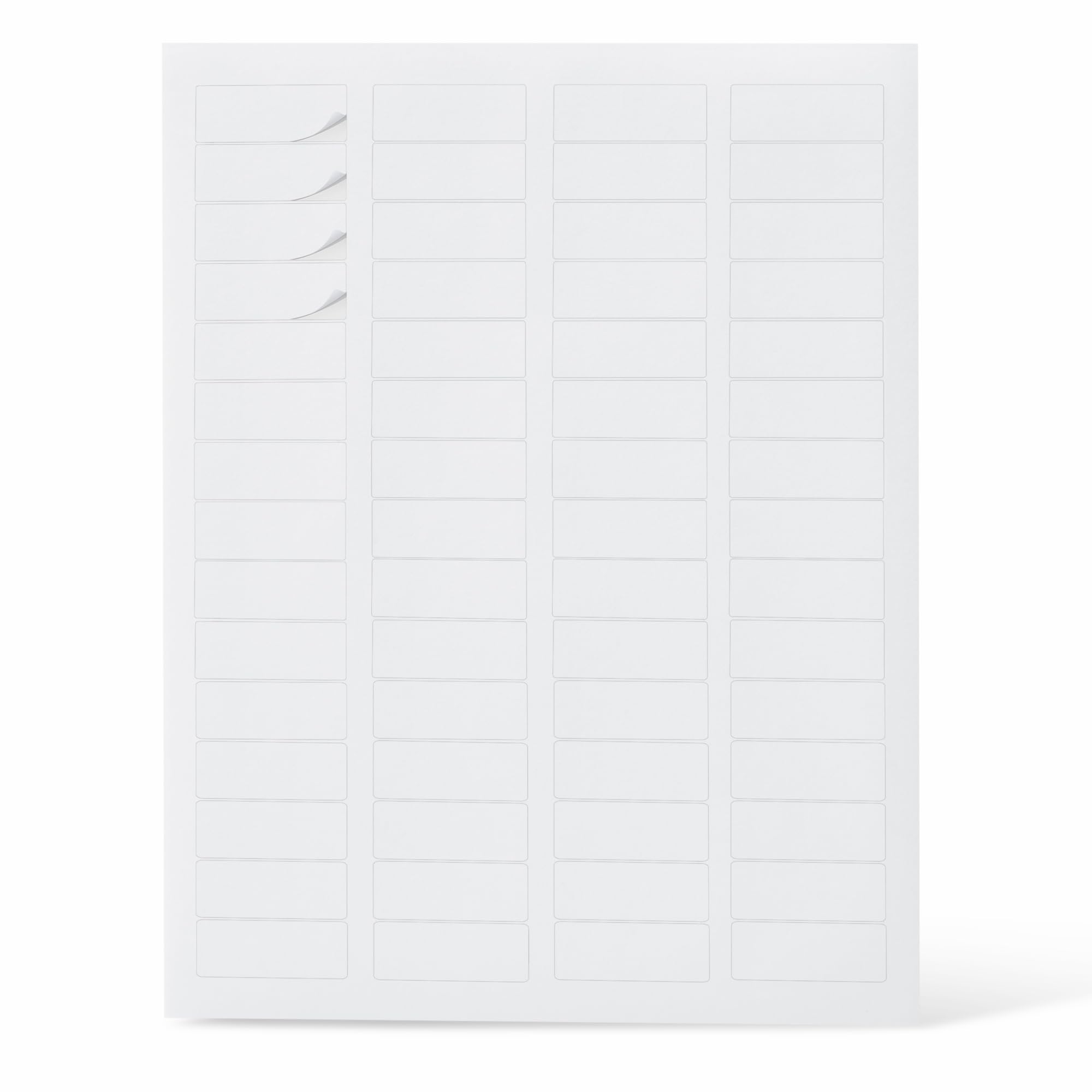 Amazon Basics Etichette Indirizzi Bianche 1,7x4,4cm 3000 Pezzi