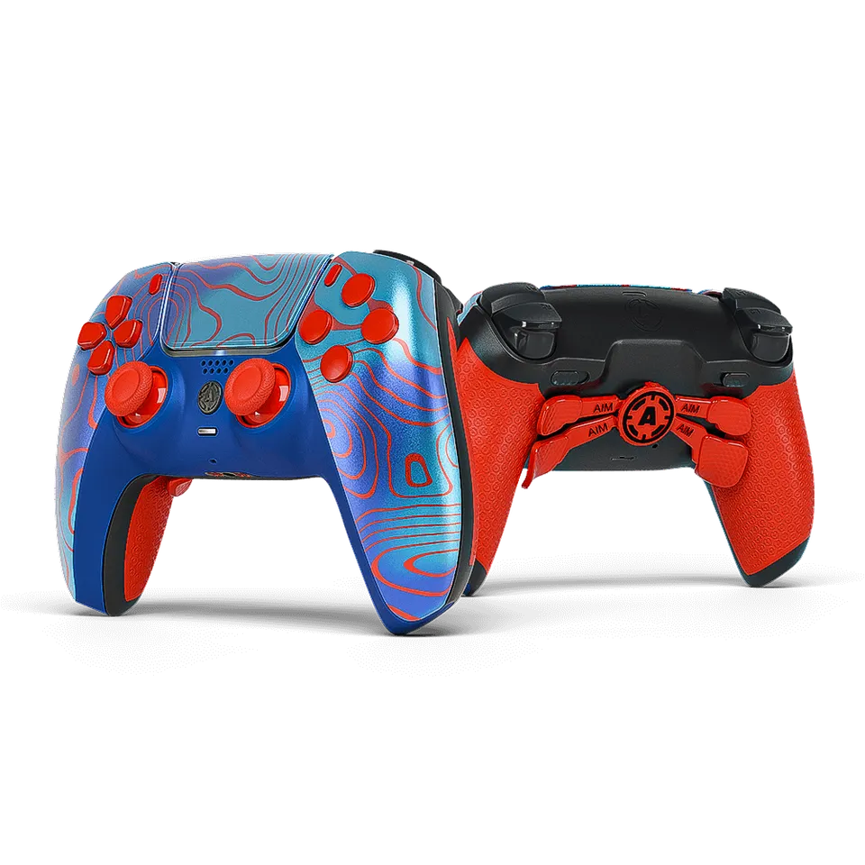 Aim Damascus controller PS5 metallico