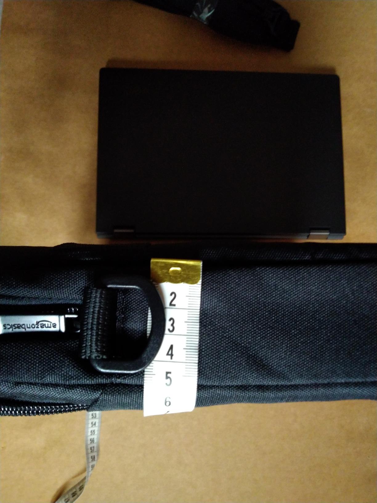 Amazon Basics borsa tracolla laptop 17,3 pollici 44 cm nero