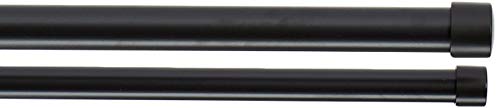 AmazonBasics Bastone Tenda Doppio 72-144 Nero decorativo