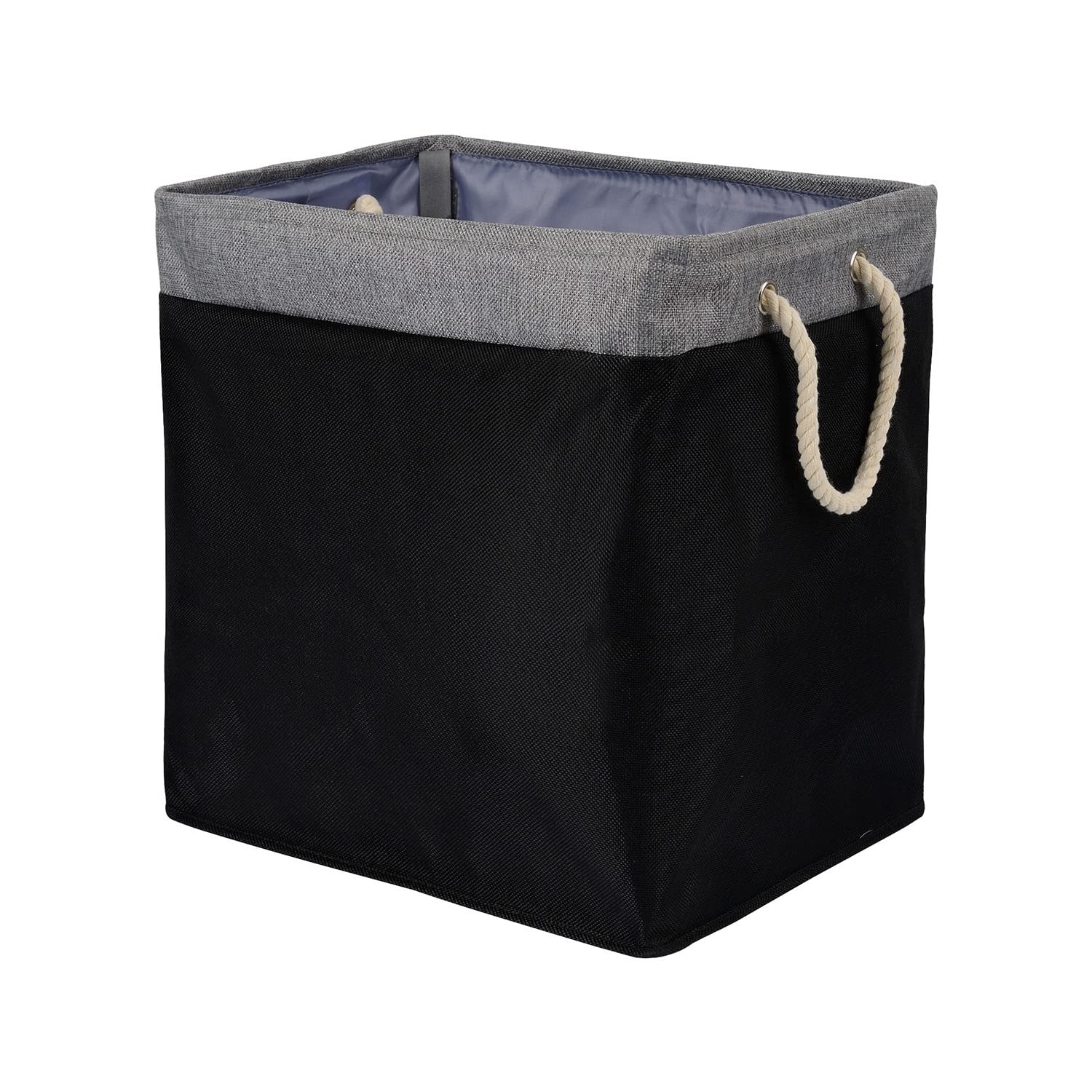 Amazon Basics cesto portabiancheria pieghevole 57L nero