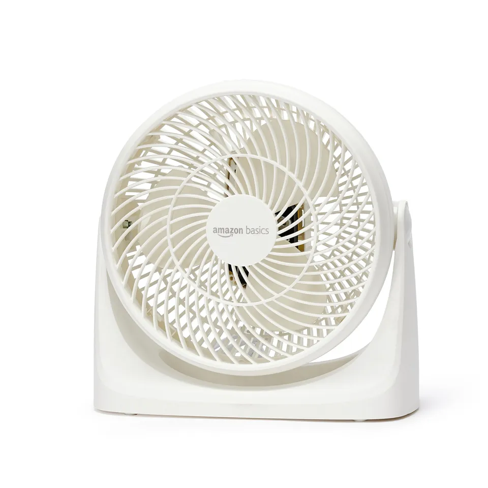Amazon Basics ventilatore da tavolo 18 cm bianco 3 velocita