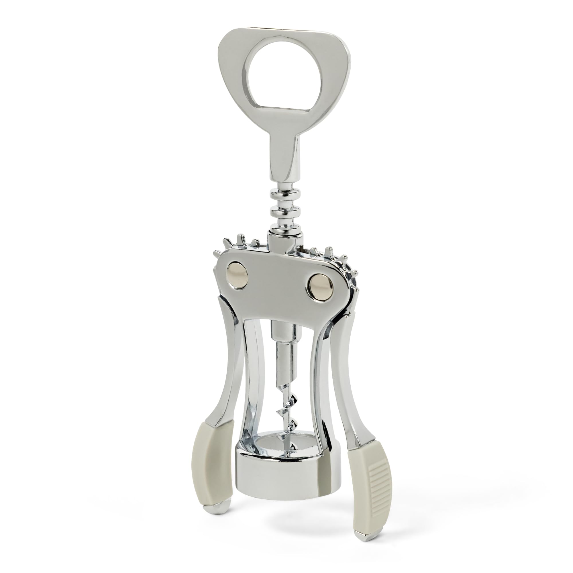 Amazon Basics Cavatappi Apribottiglie 2 in 1 Lega Zinco