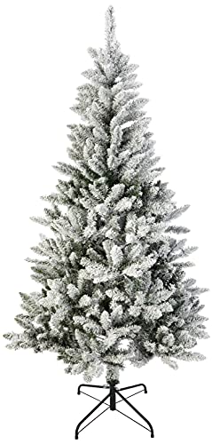 Amazon Basics Albero Natale Innevato 180 cm 618 Rami