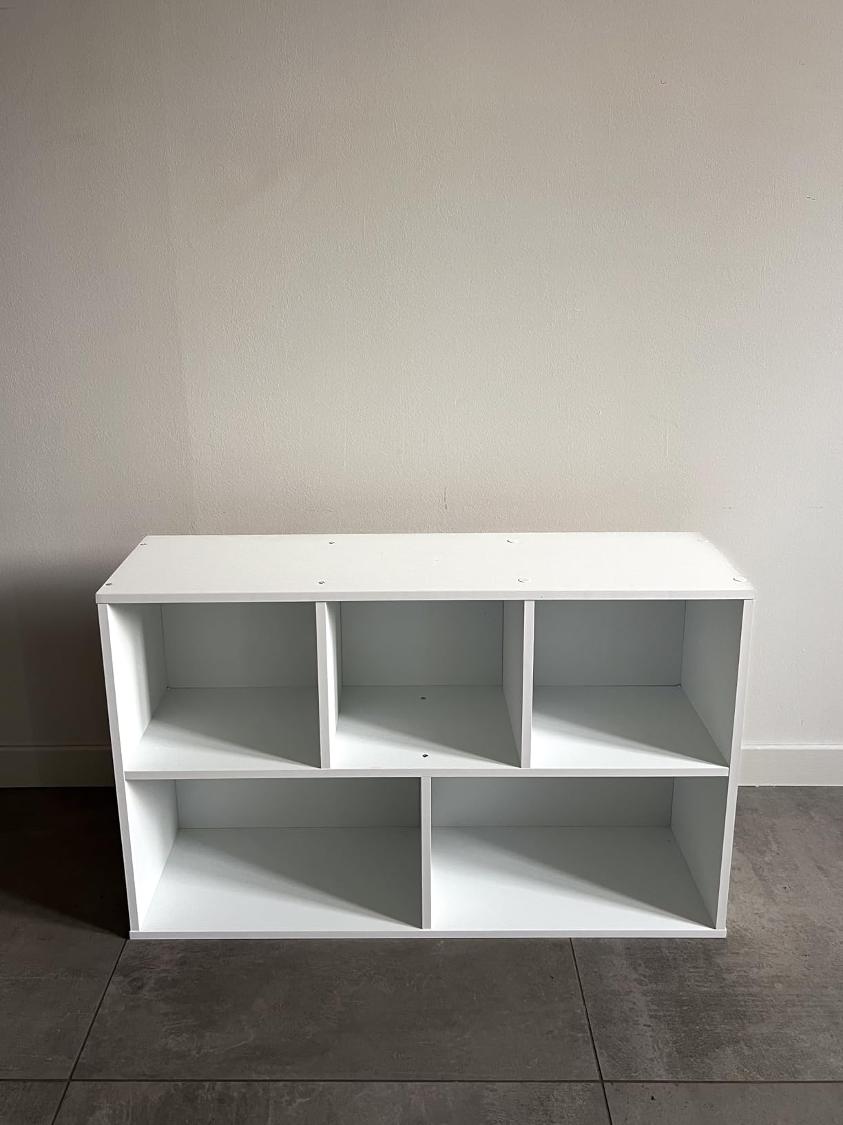 Amazon Basics Libreria 5 Cubi Bianco 50x24x80 cm