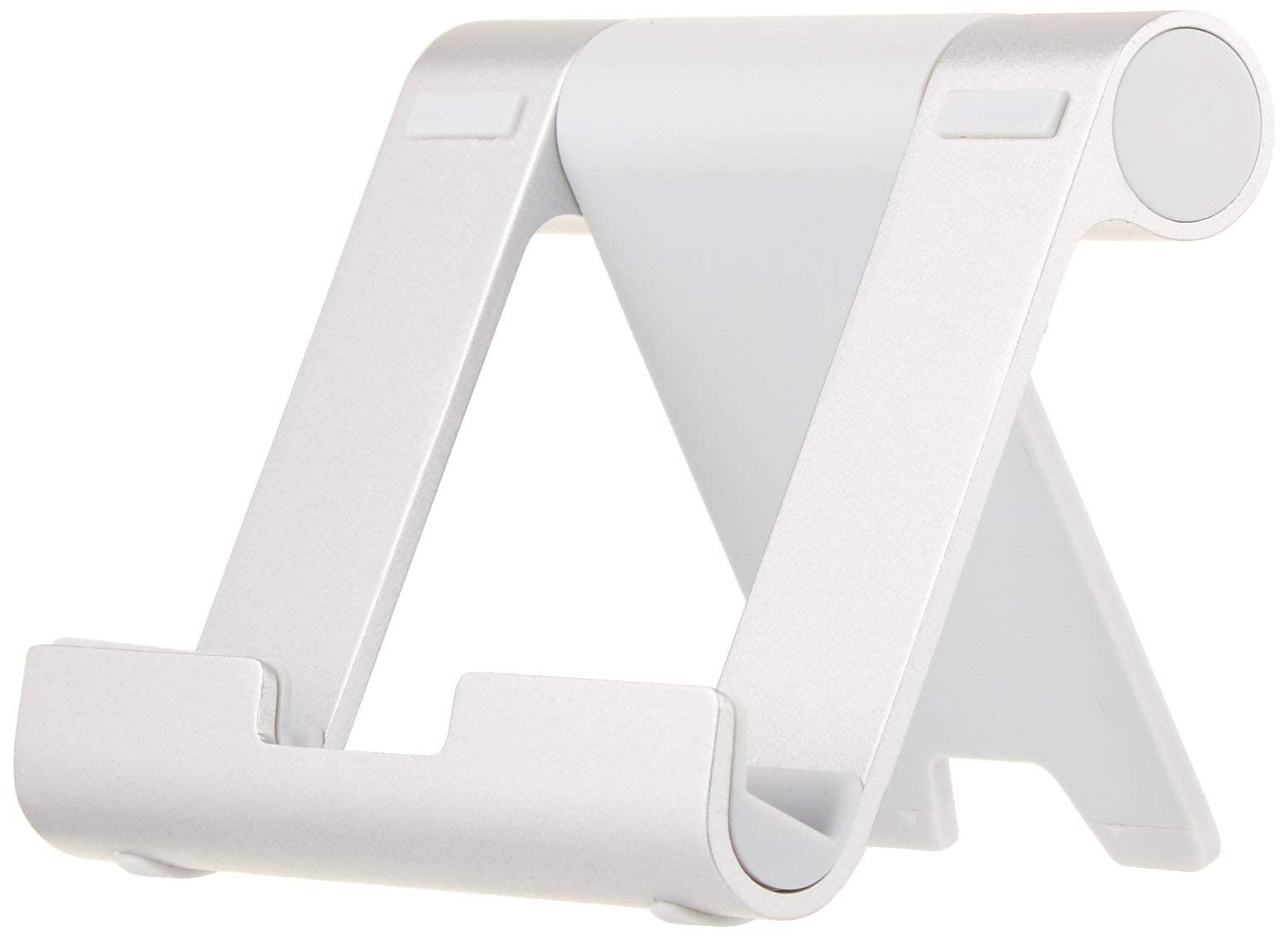 AmazonBasics Supporto Tablet Inclinabile Argento 4-10"