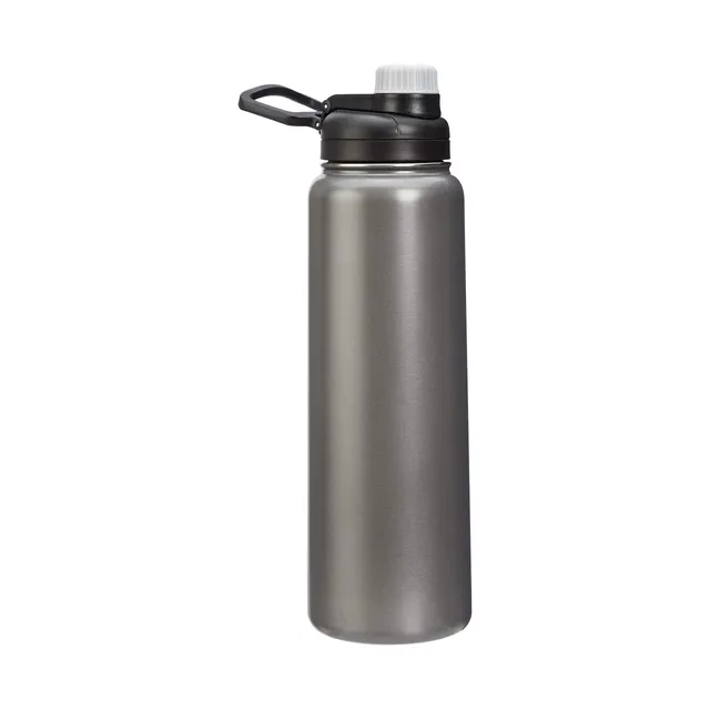 AmazonBasics Bottiglia Termica Acciaio 890 ml Grigio Beccuccio