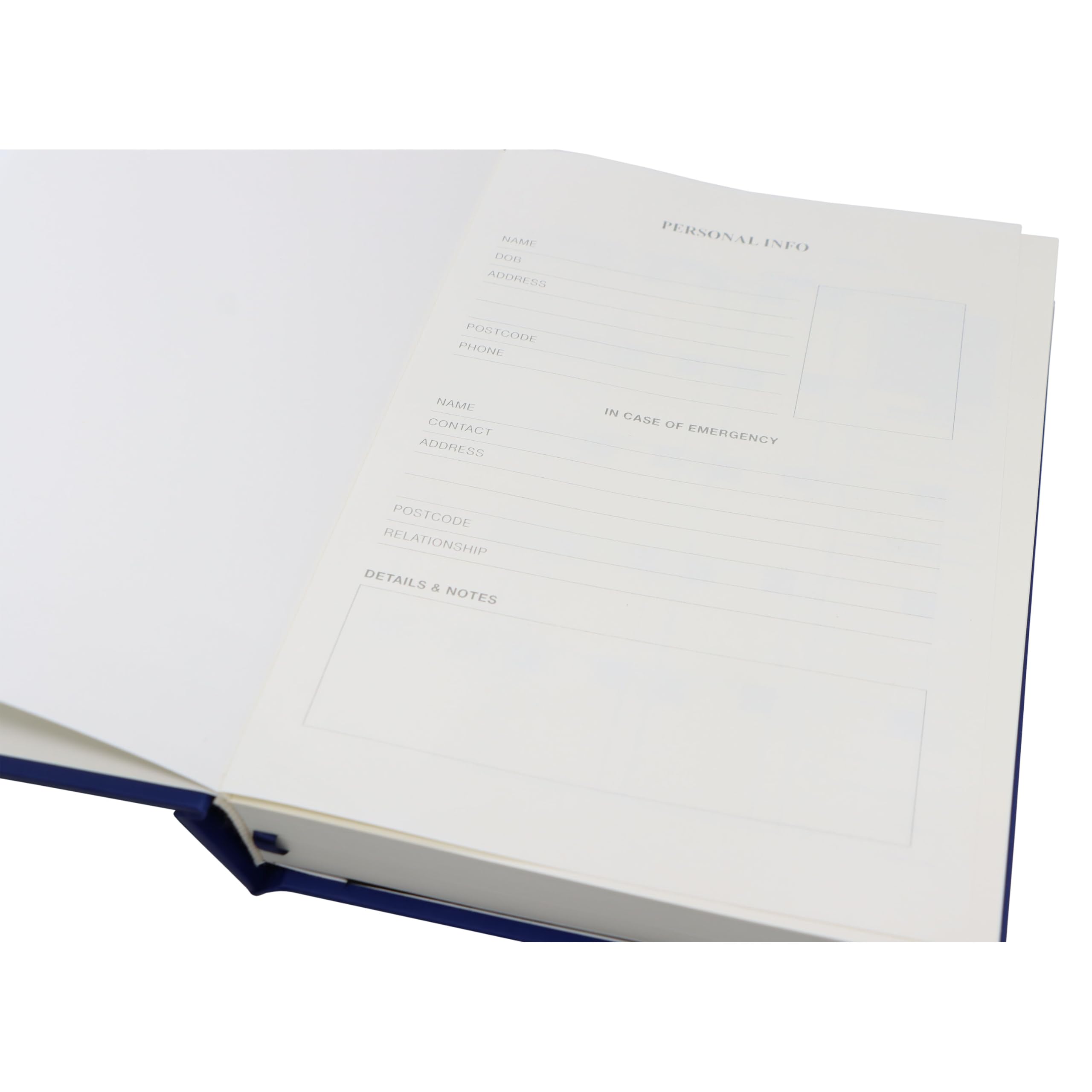 AmazonBasics Agenda Giornaliera A5 Copertina Rigida Blu Navy