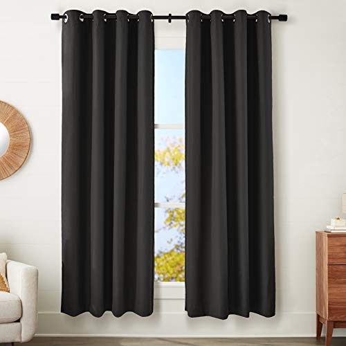 Amazon Basics Mabry 52x84 tende oscuranti nere 2 pezzi blackout