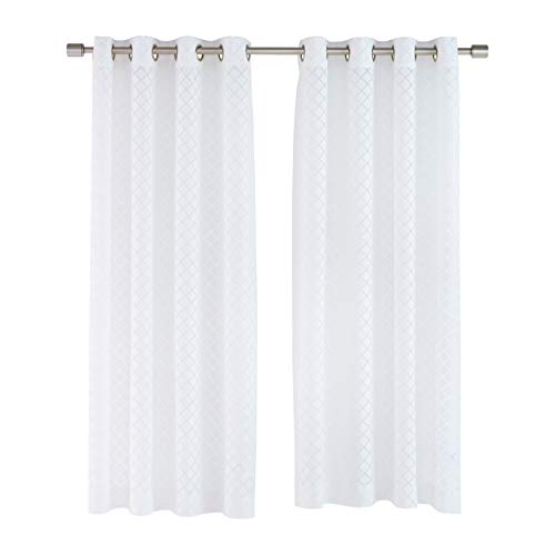 Amazon Basics Tende Velate Avorio 2 Pezzi 127x160 cm