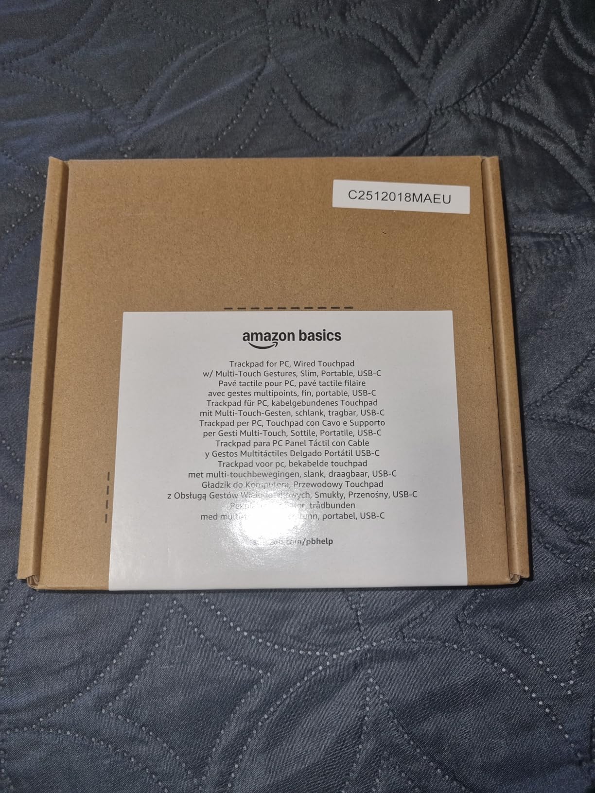 Amazon Basics trackpad USB-C nero Windows 6,4 pollici con filo
