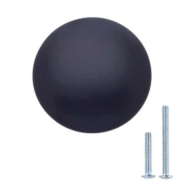 Amazon Basics pomelli mobili tondi neri 30 mm 10 pezzi