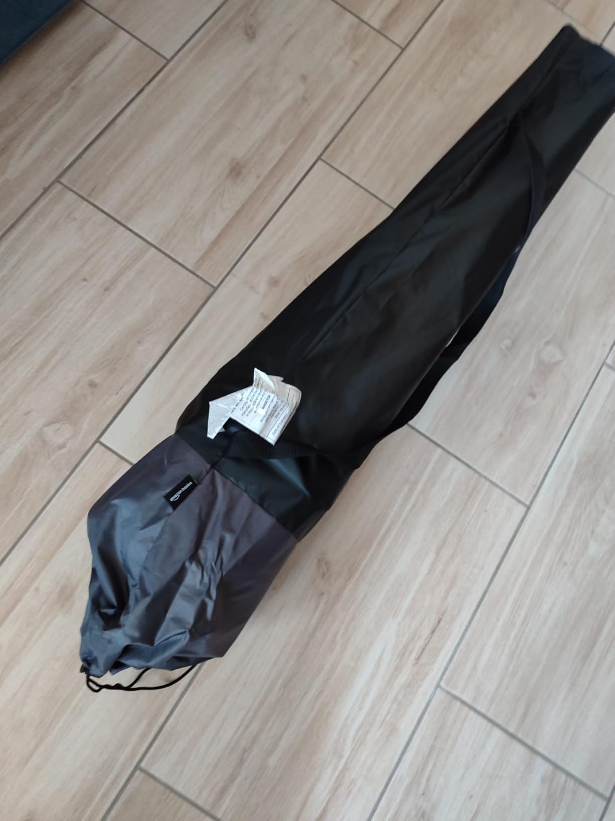 AmazonBasics sedia campeggio oversize pieghevole nero grigio