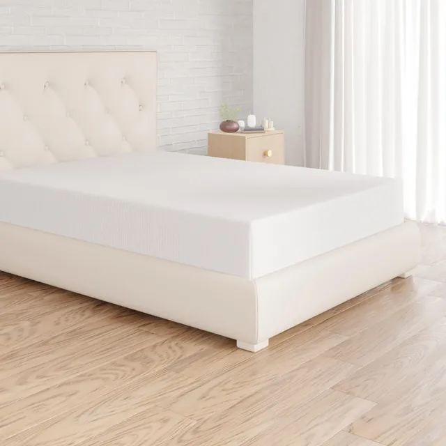 AmazonBasics Lenzuolo con Angoli 140x200 Bianco Jersey Cotone