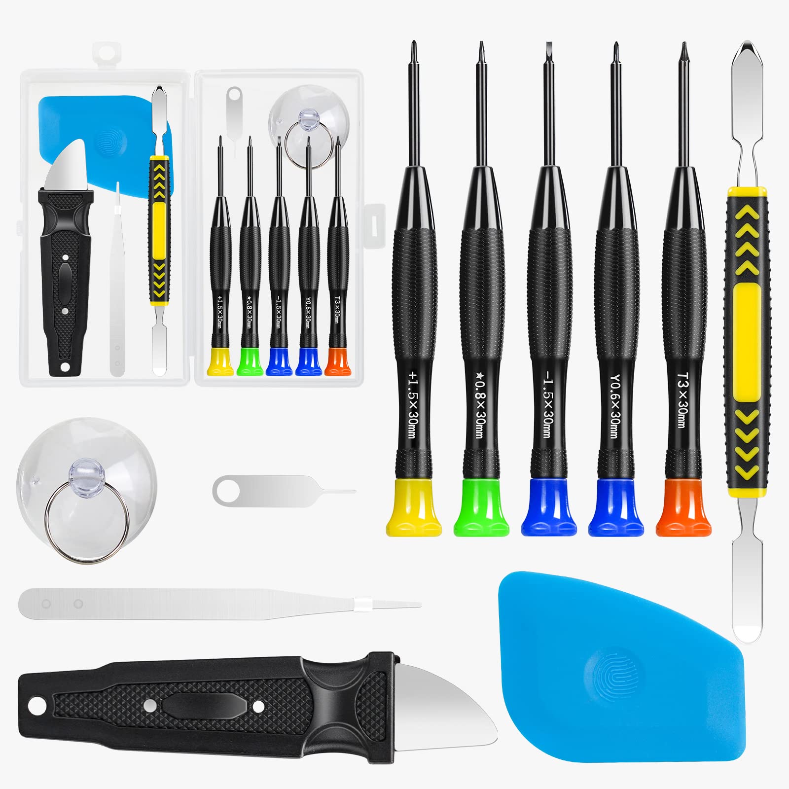 RealPlus Kit Riparazione Telefono 30 Pezzi Cacciaviti