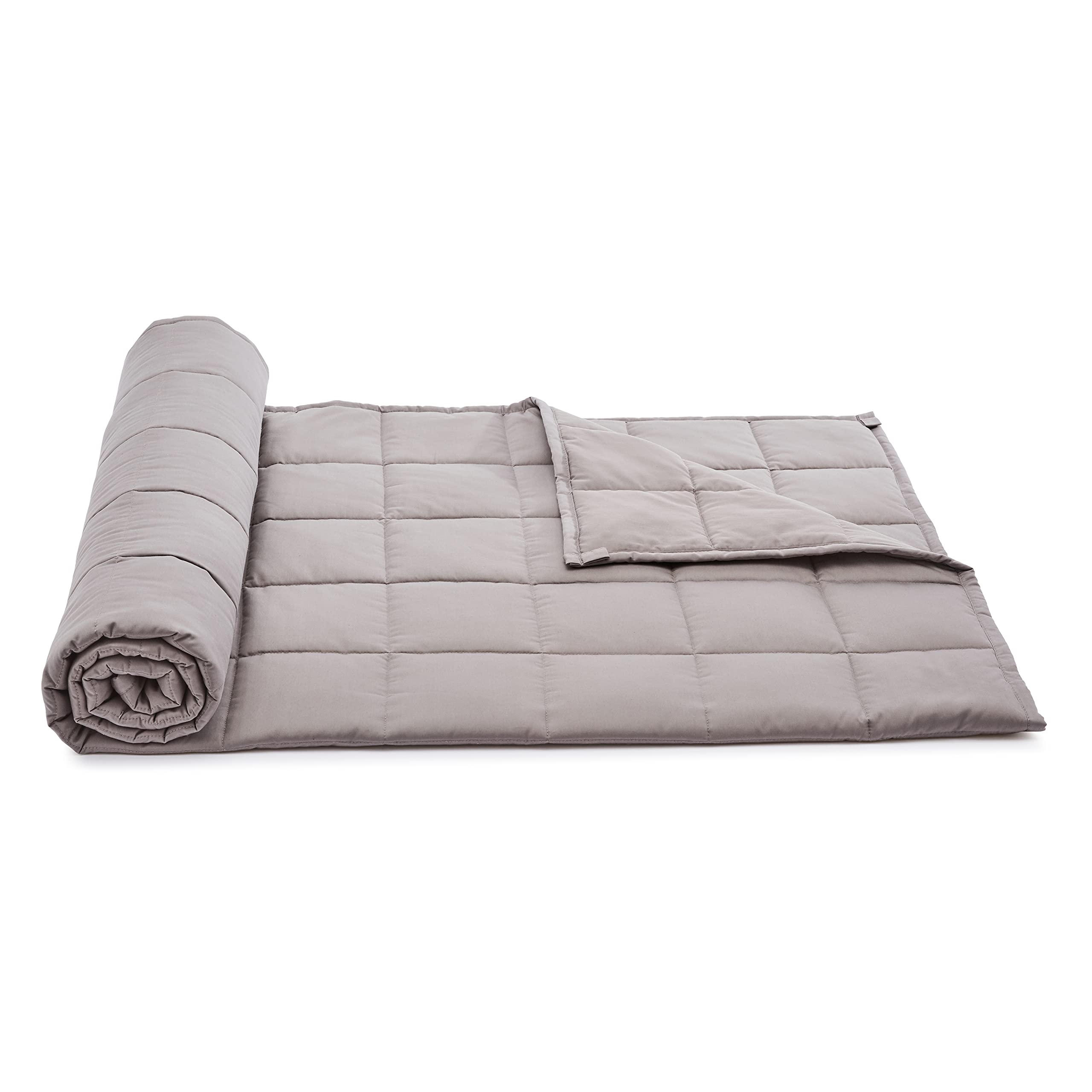 AmazonBasics Coperta Ponderata Cotone 5,4 kg 150x200 Grigio