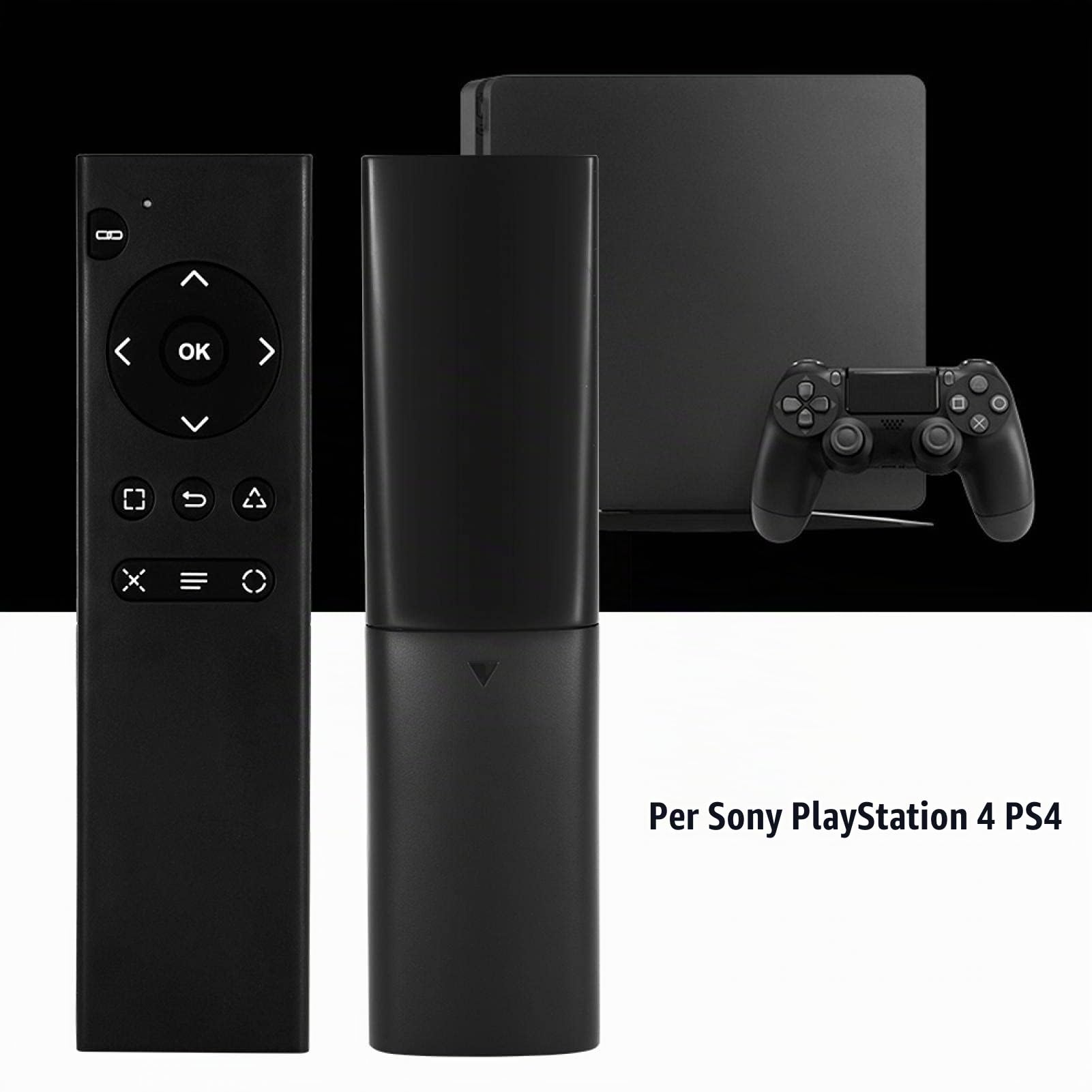 Elprico Telecomando Wireless 2.4GHz PS4 DVD Nero