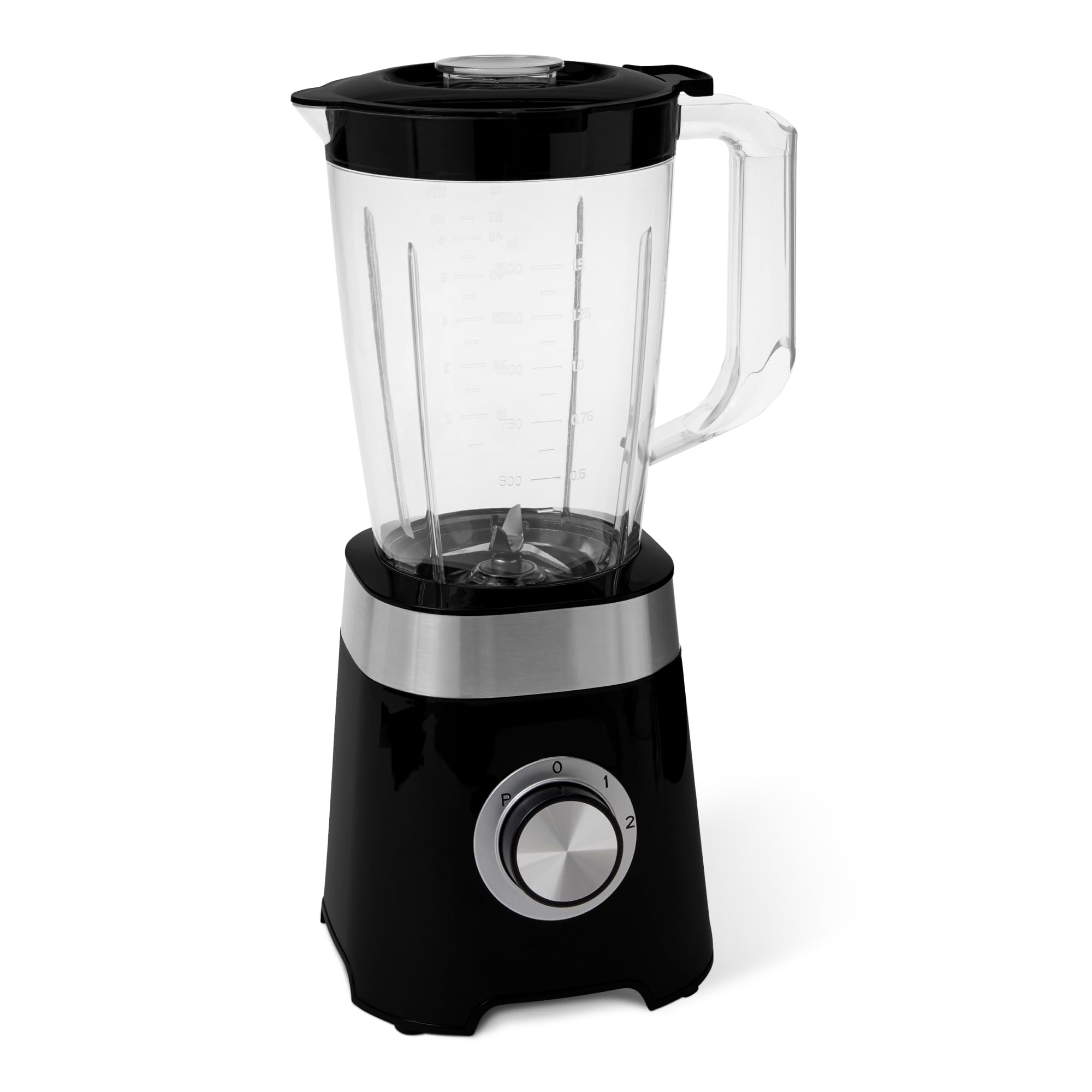 AmazonBasics frullatore 600W 1,5 L nero trita ghiaccio