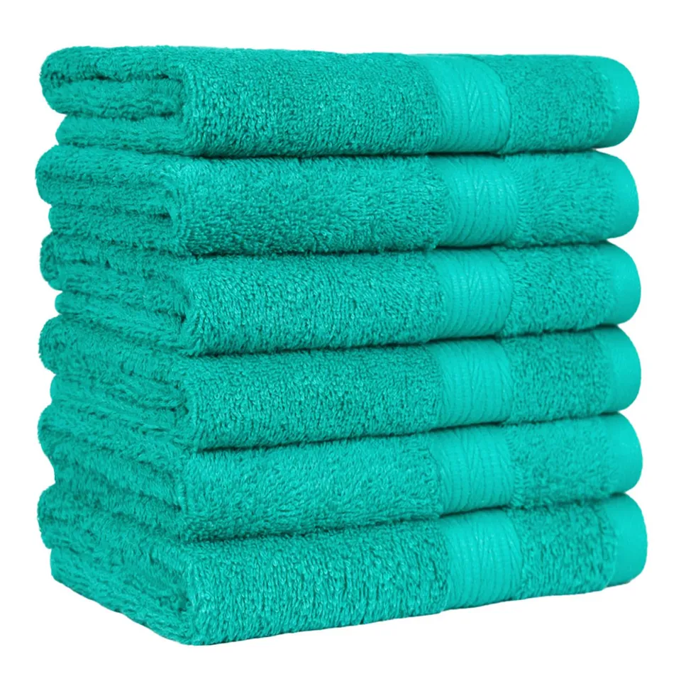 Amazon Basics Asciugamani Cotone 6 Pezzi Color Tè