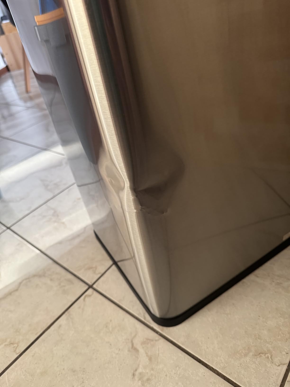 AmazonBasics Pattumiera 30+30L Doppia 60L Acciaio Inox