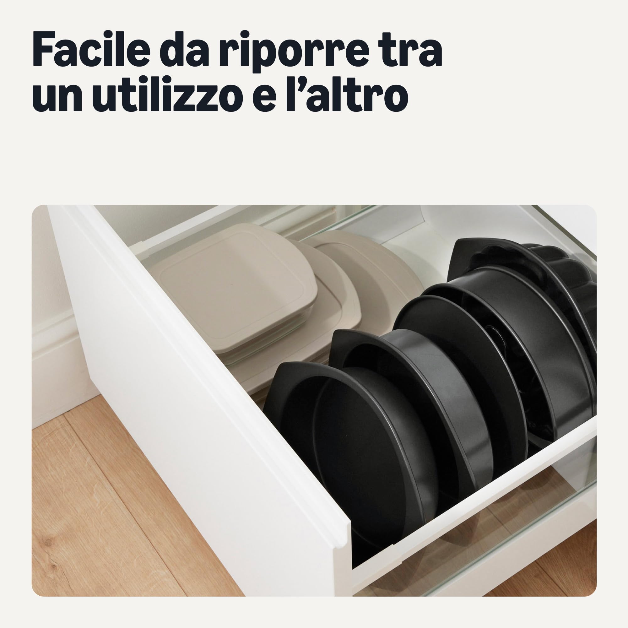 Amazon Basics Teglia a Cerniera 25,4 cm Antiaderente