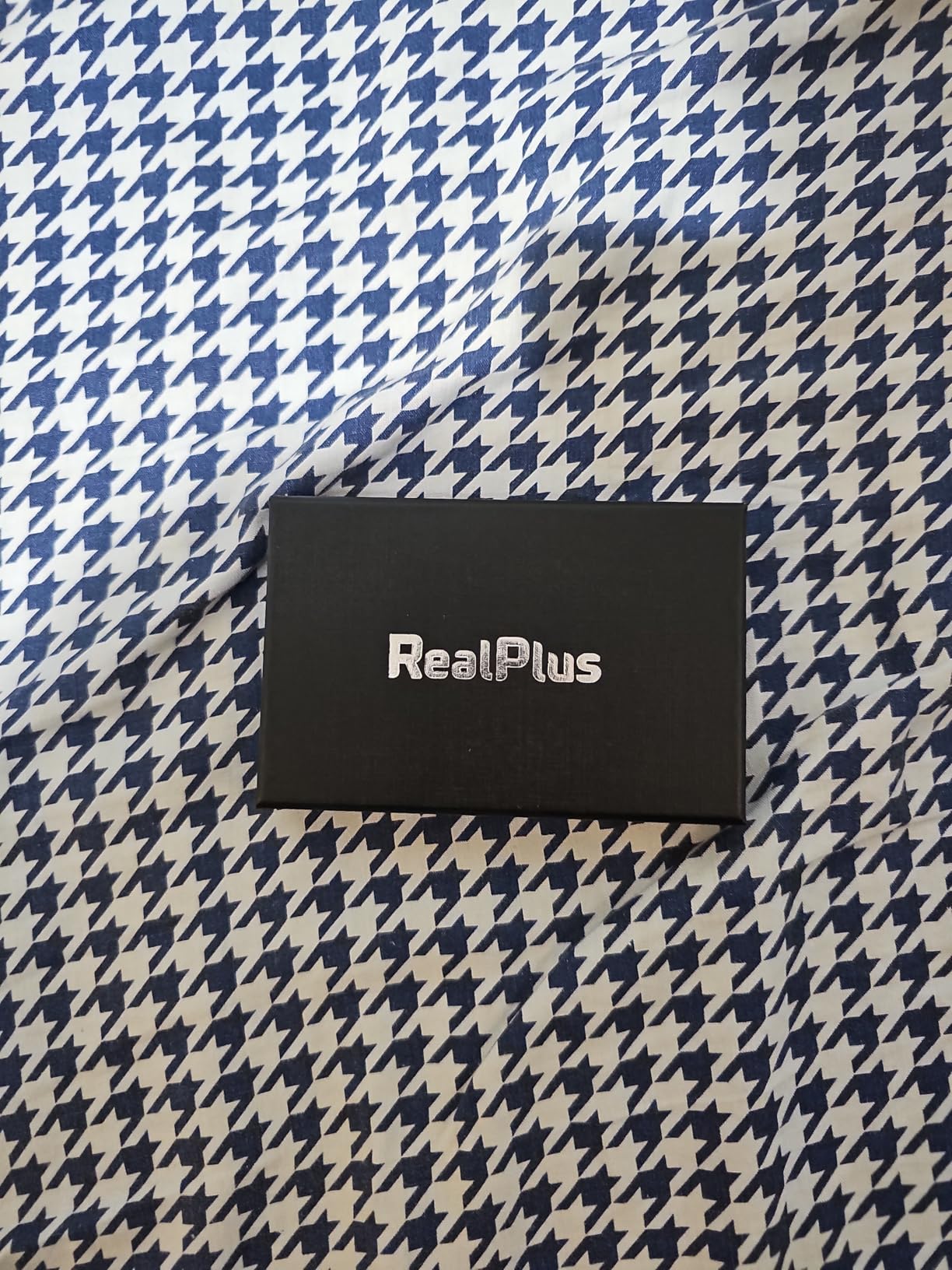 RealPlus Porta Carte Minimalista RFID Alluminio Blu 15 Carte