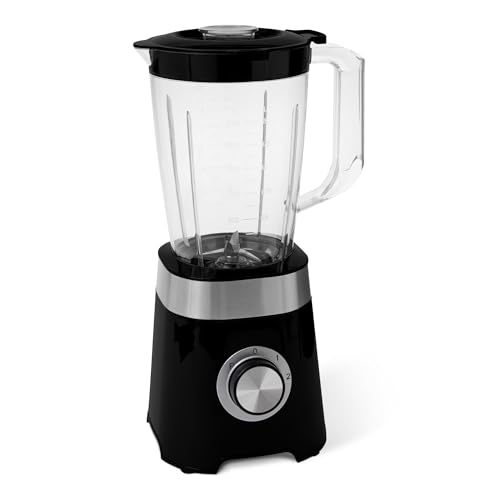 AmazonBasics frullatore 600W 1,5 L nero trita ghiaccio