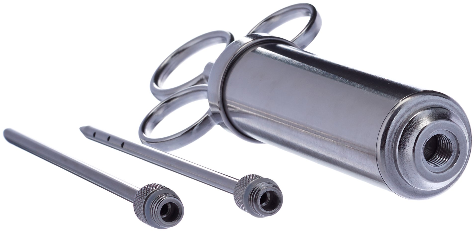 AmazonBasics Siringa per Marinata Acciaio Inox 59 ml