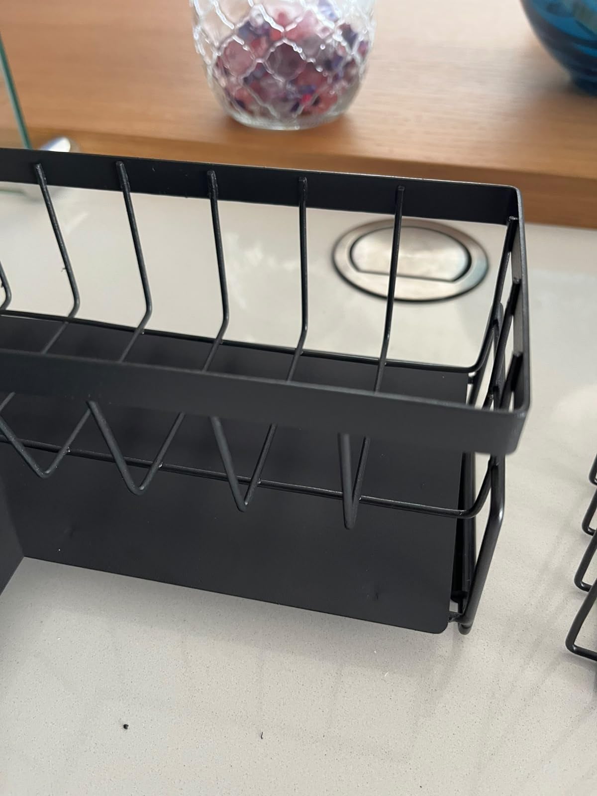 RealPlus organizer lavello a L metallo antiruggine 22,8 cm