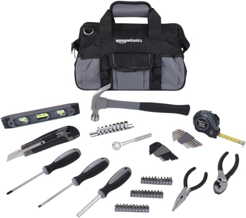 Amazon Basics kit attrezzi 65 pezzi con valigetta