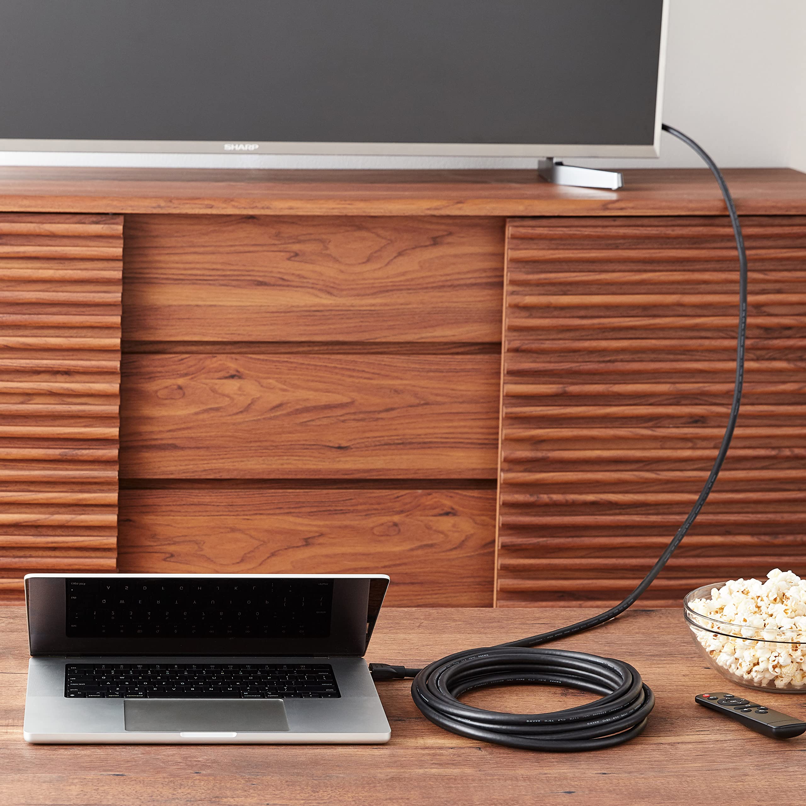 Amazon Basics Cavo HDMI 4K 7,6 m Confezione da 1 18 Gbps