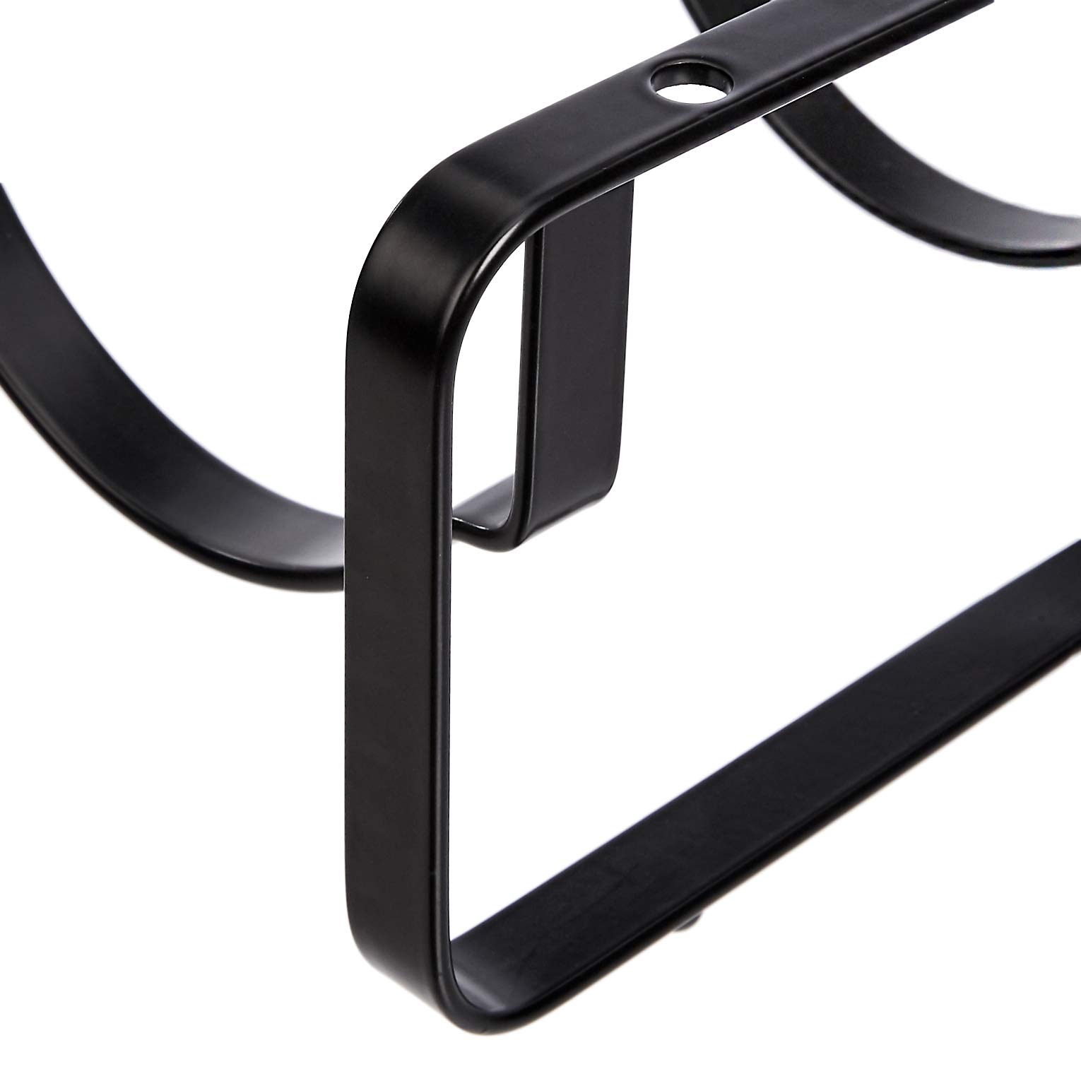 AmazonBasics Portabottiglie da Tavolo Acciaio Confezione da 1 Nero