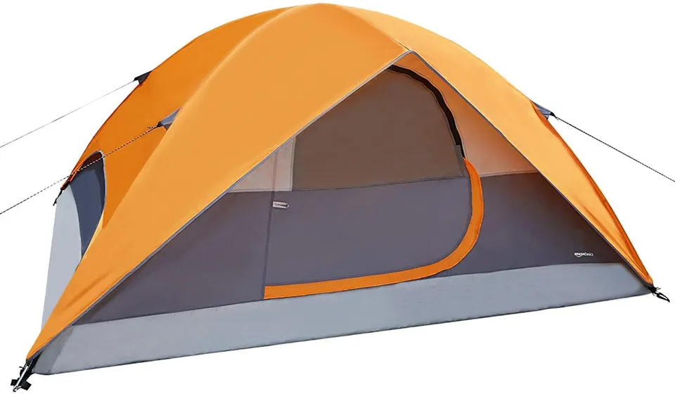 AmazonBasics Tenda Campeggio Cupola 4 Persone Impermeabile
