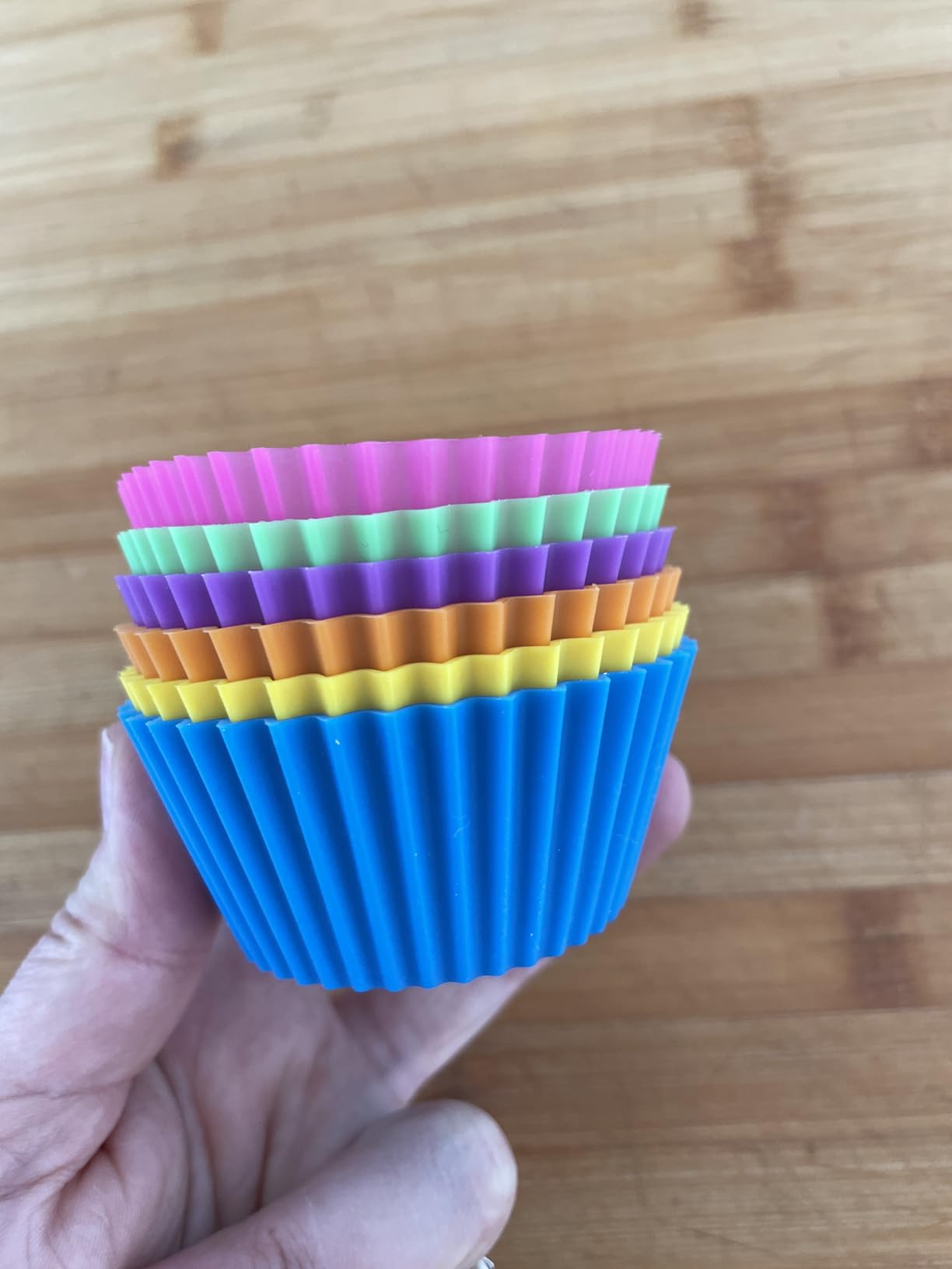 Amazon Basics pirottini in silicone 12 pezzi multicolore