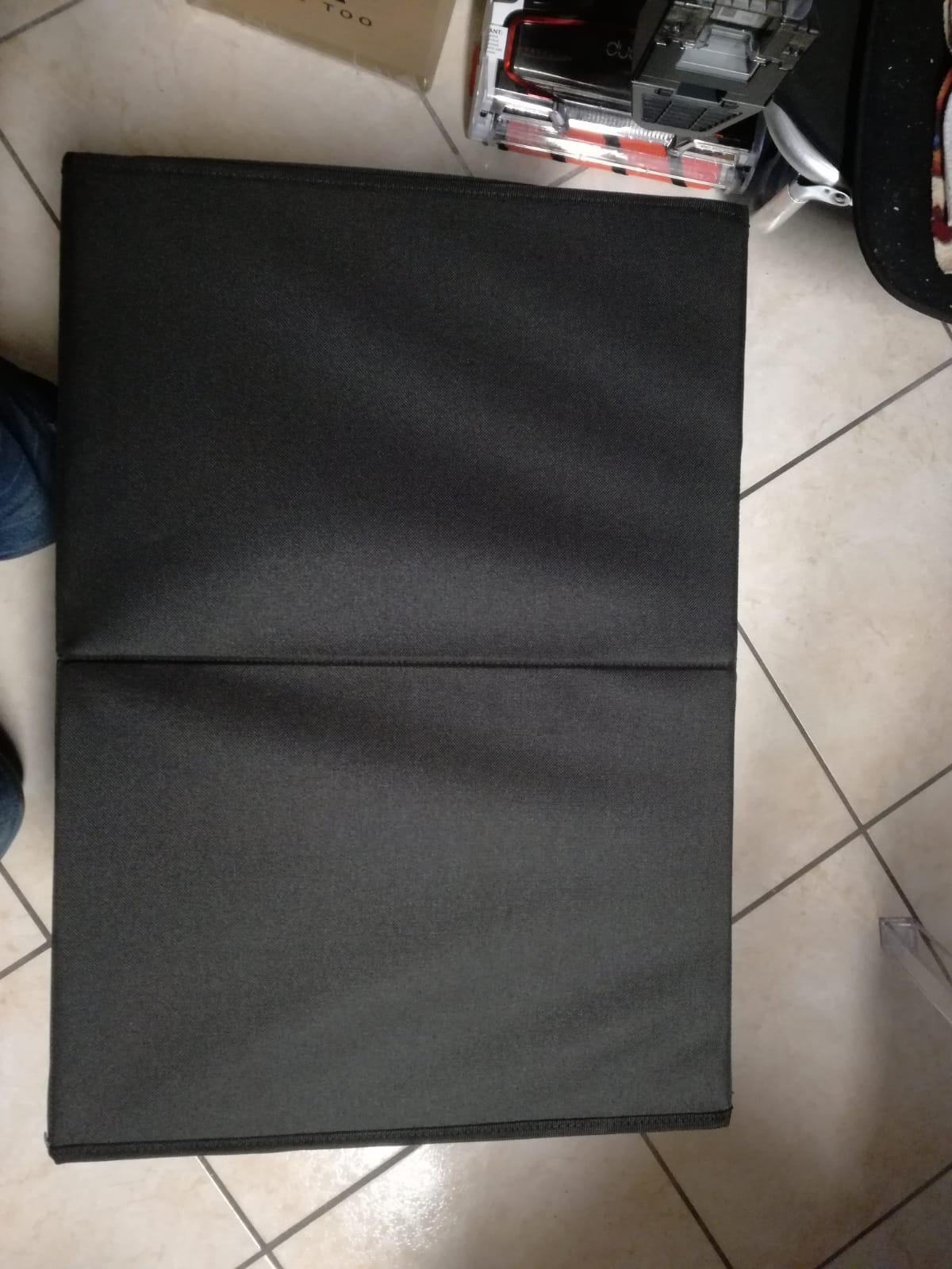 Amazon Basics portaoggetti bagagliaio auto 53x35x31 cm nero