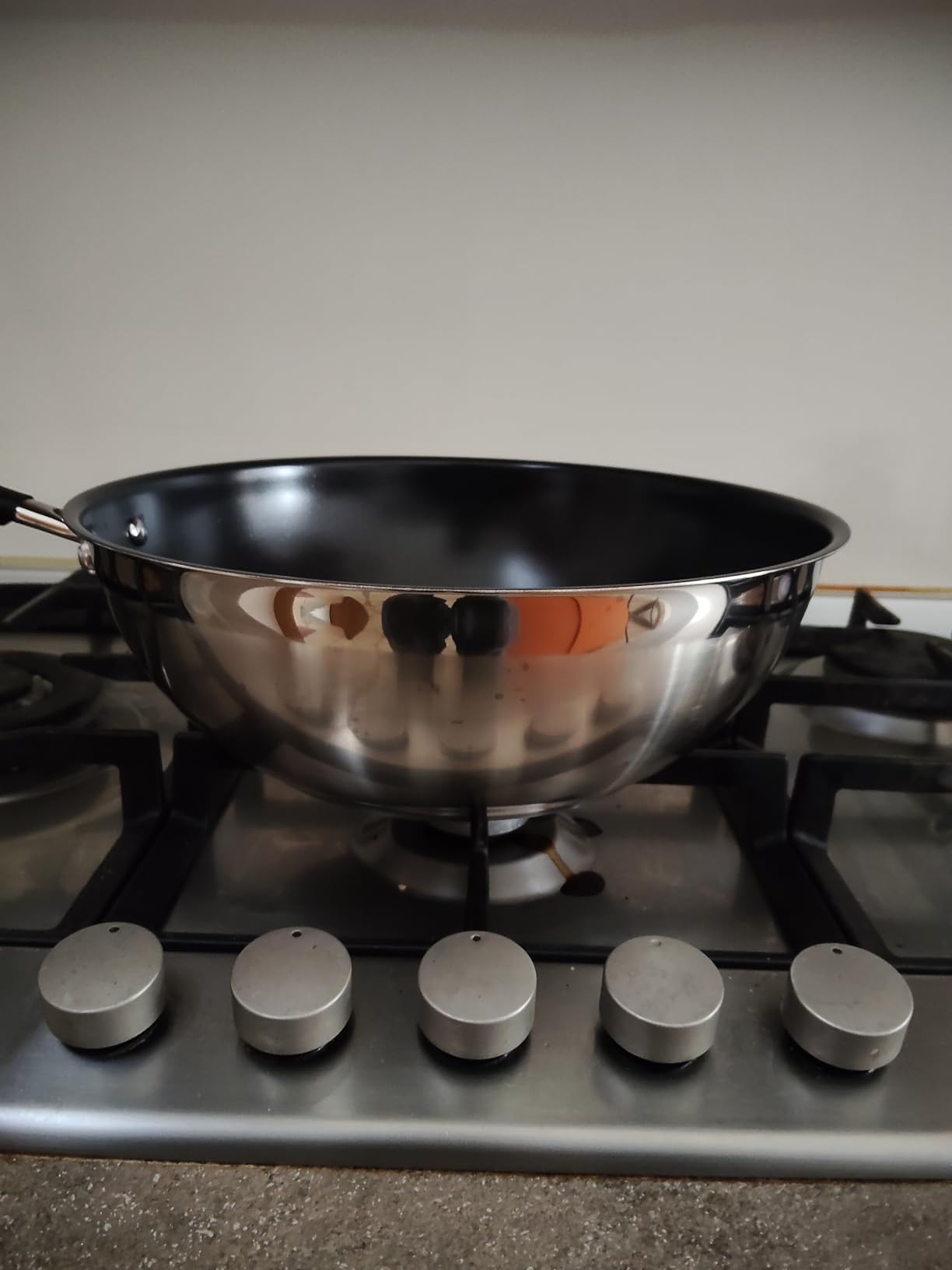 Amazon Basics Padella Wok Ceramica Antiaderente 28 cm