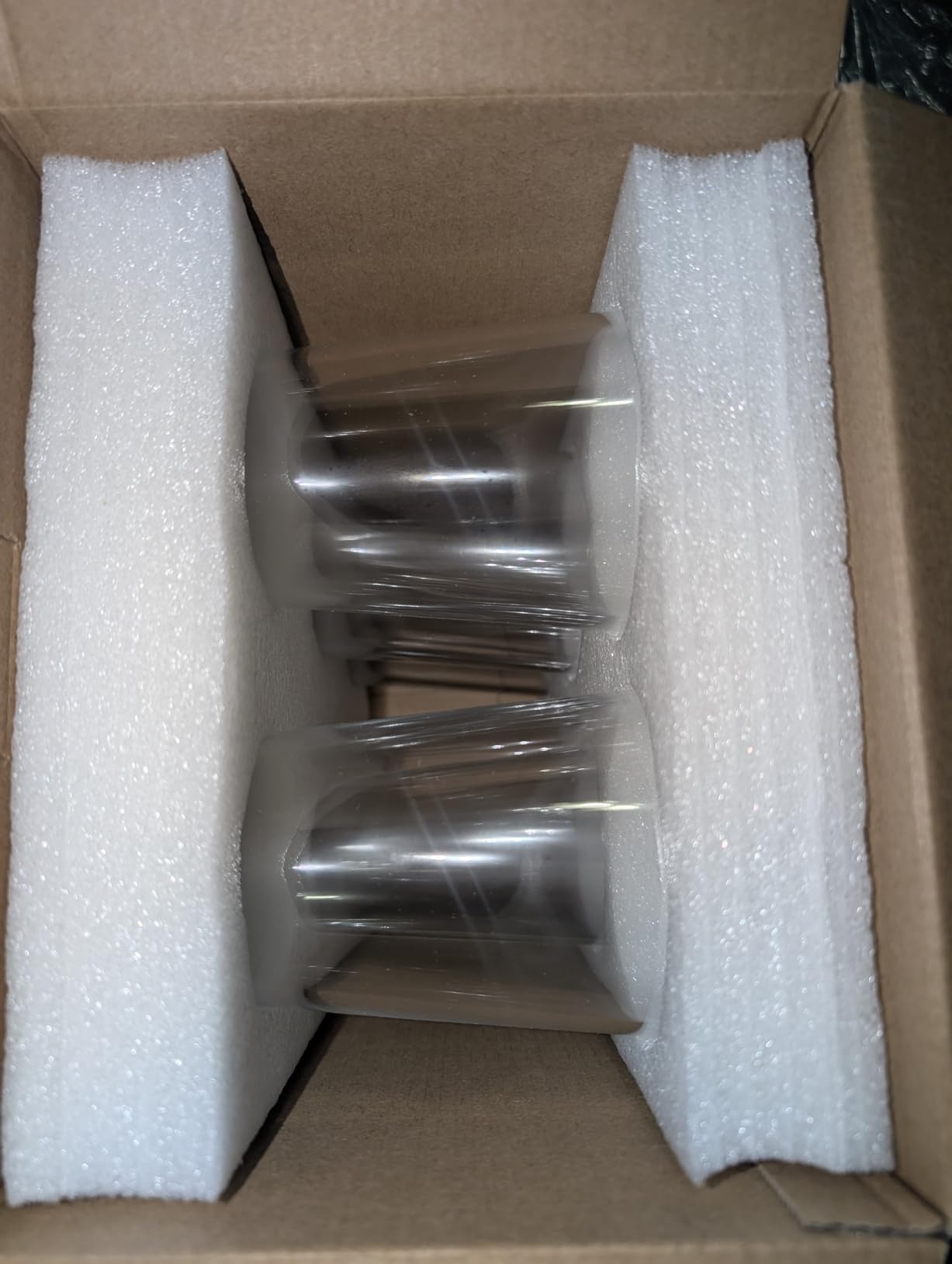 Amazon Basics bicchieri pinta vetro 473ml set 6 pezzi spesso
