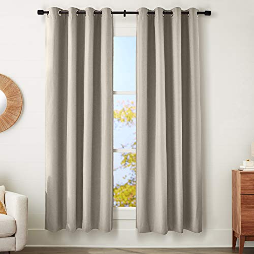 Amazon Basics Mabry Tende Oscuranti Grigie 132x213 cm 2 Pezzi