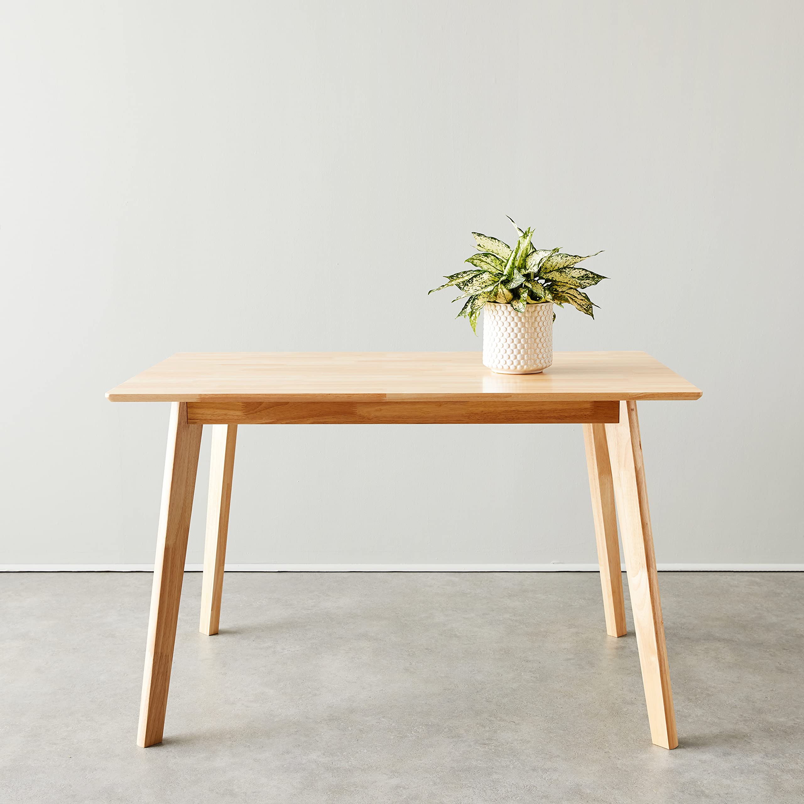 Amazon Basics Tavolo Pranzo Legno 119,4cm Naturale