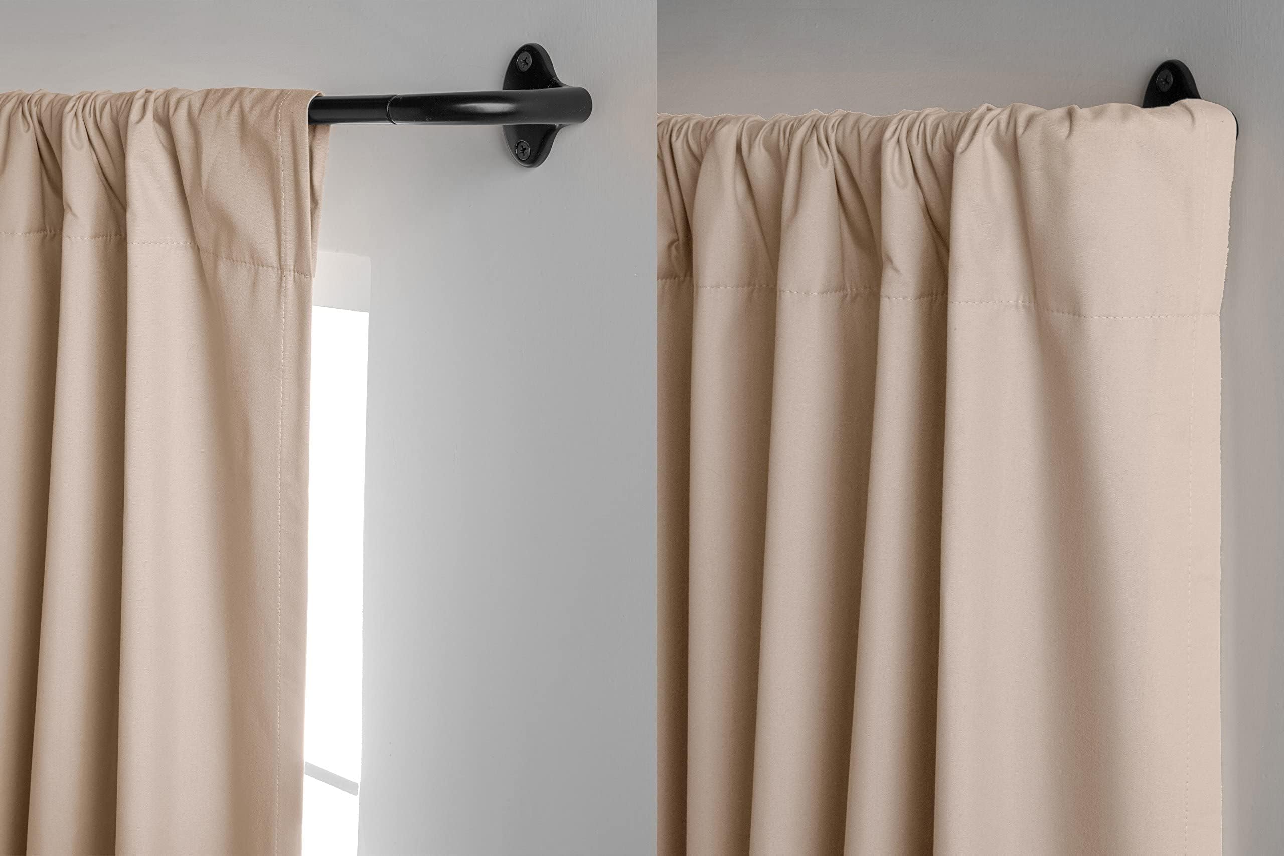 Amazon Basics Bastone Tenda Curvo 224-305 cm Nero