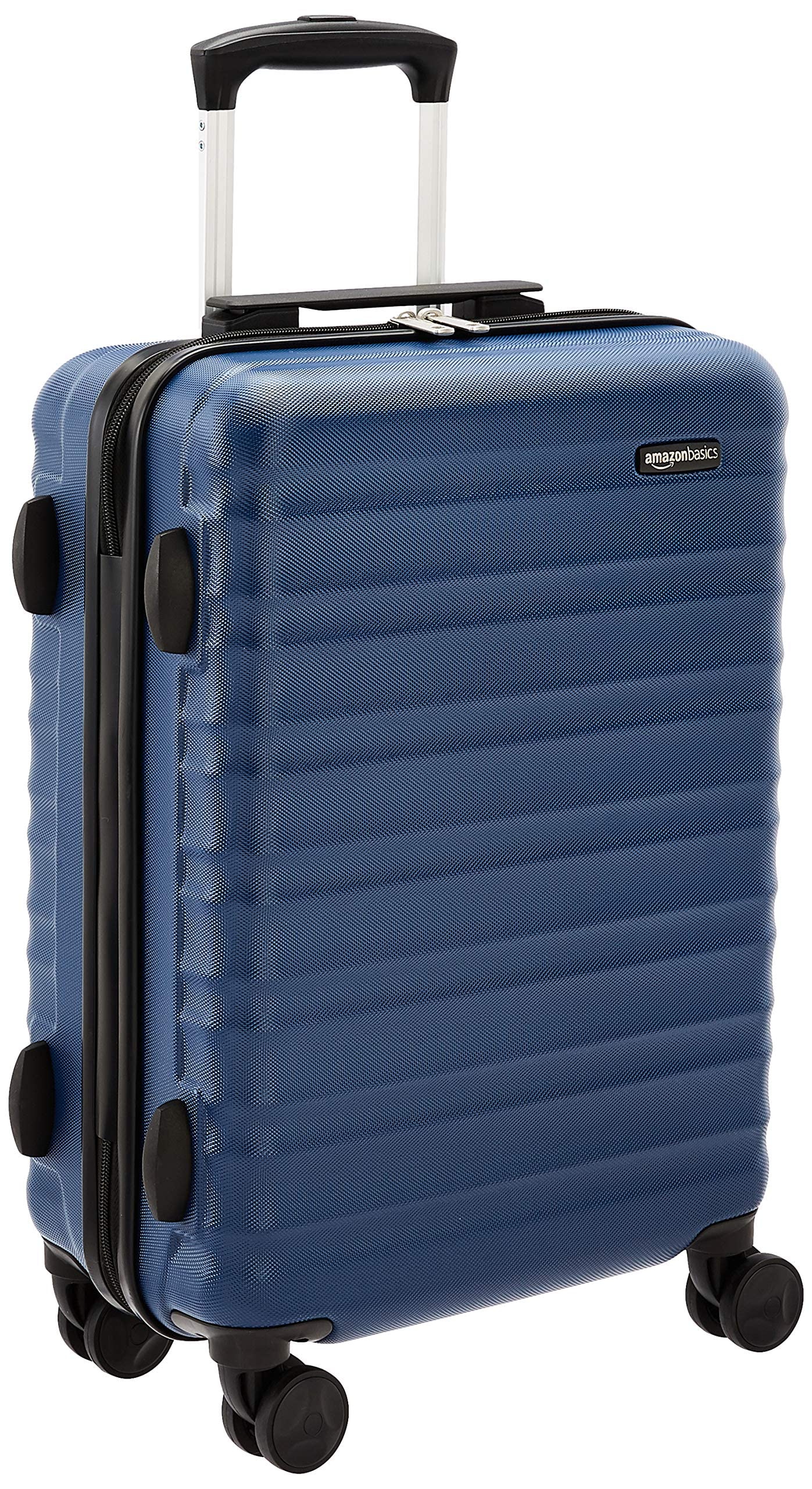 Amazon Basics Trolley Rigido Bagaglio a Mano 55 cm Blu Navy