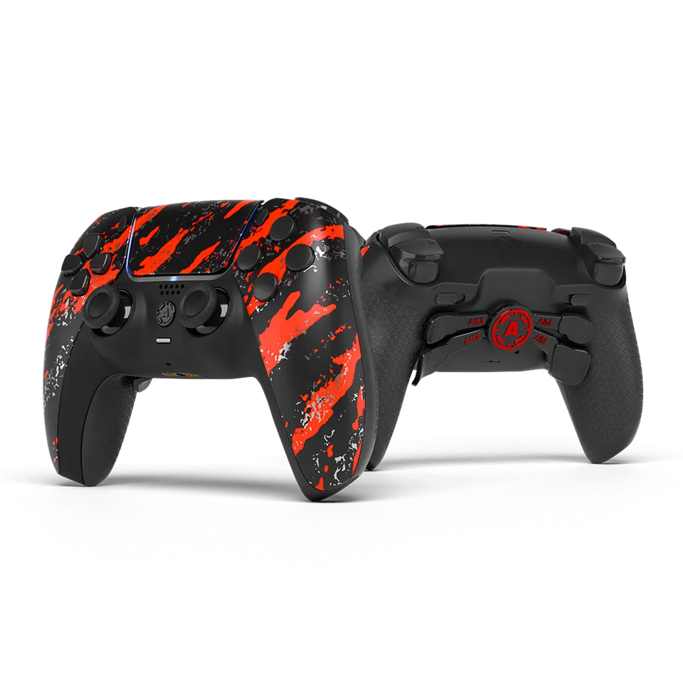 Aim Controller Metallic Camo Red controller PS5