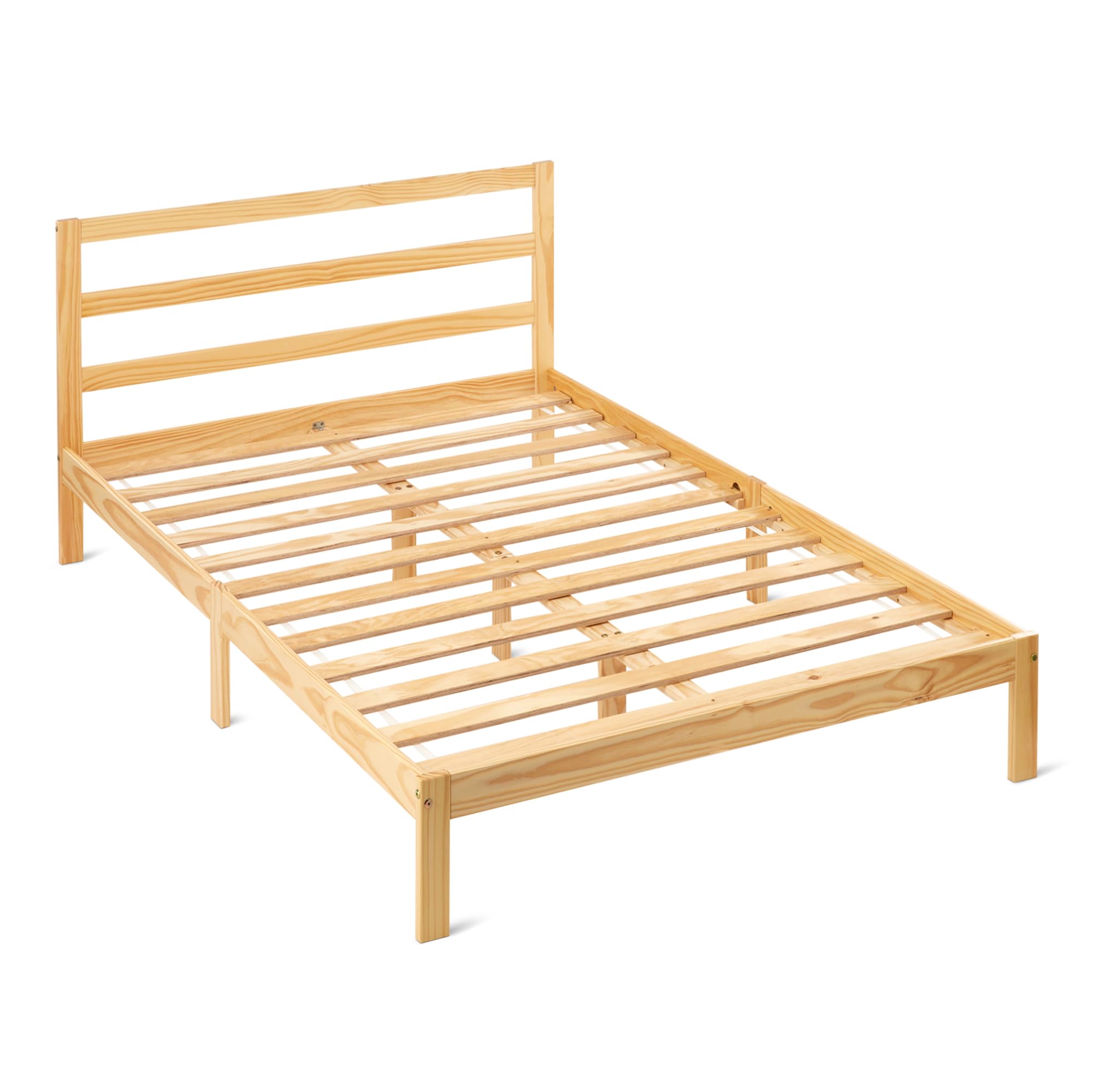 Amazon Basics letto singolo in pino 90x200 con testiera