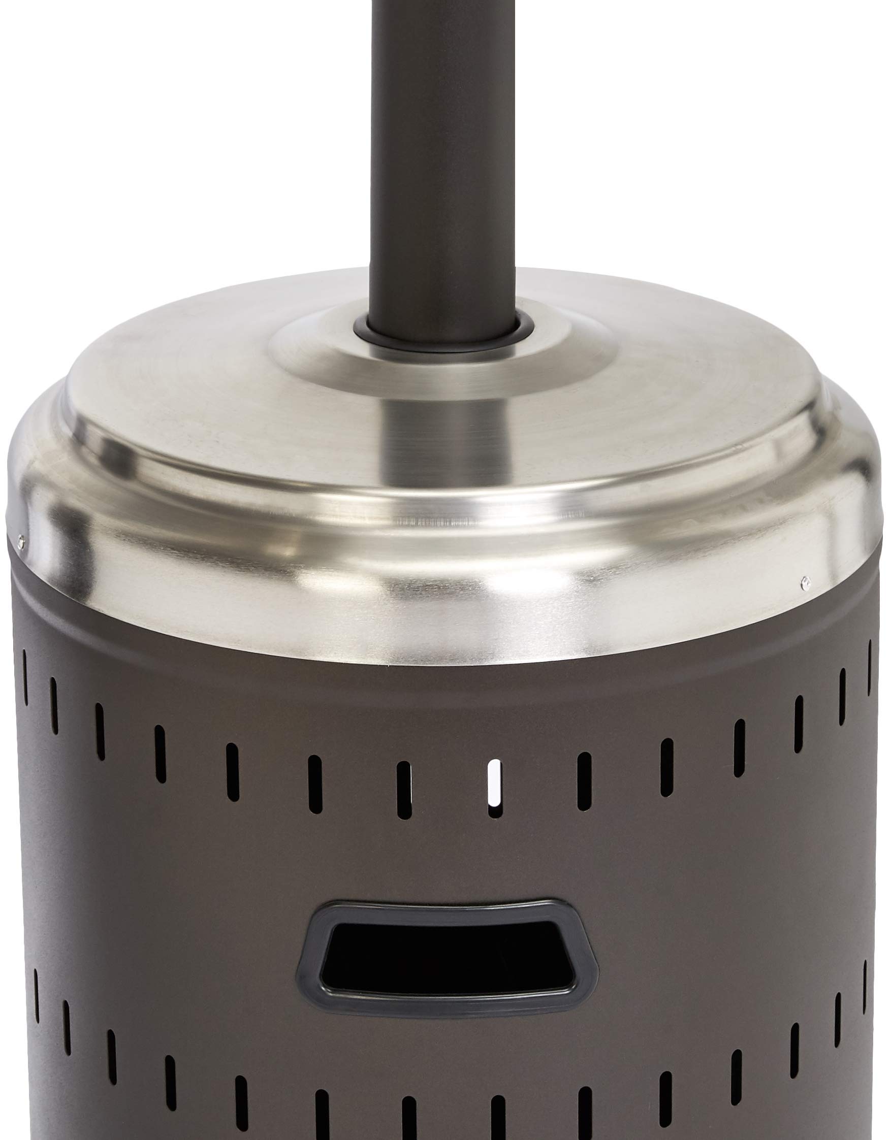 Amazon Basics Stufa a Fungo Acciaio Inox Marrone Sabbia 13,5 kW