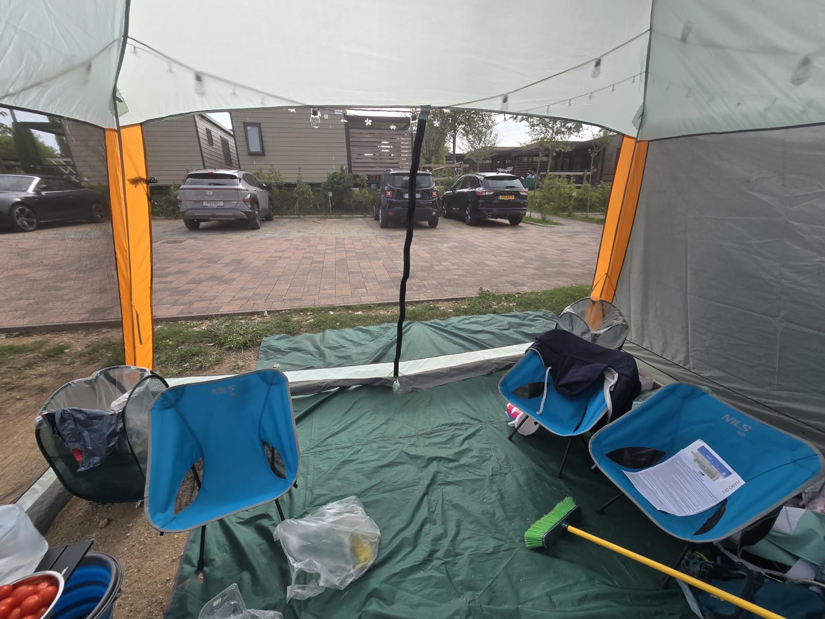 Amazon Basics tenda gazebo con zanzariera 3,7x3,7 m UPF50+