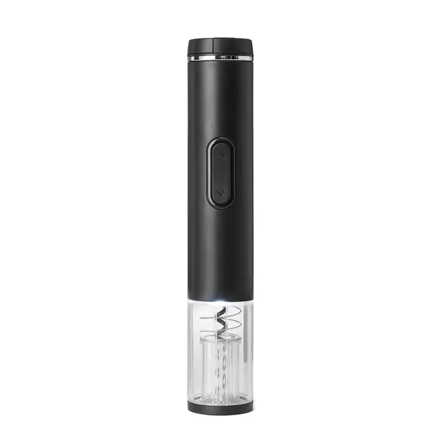 Amazon Basics Apribottiglie Elettrico Nero a Batteria Acciaio